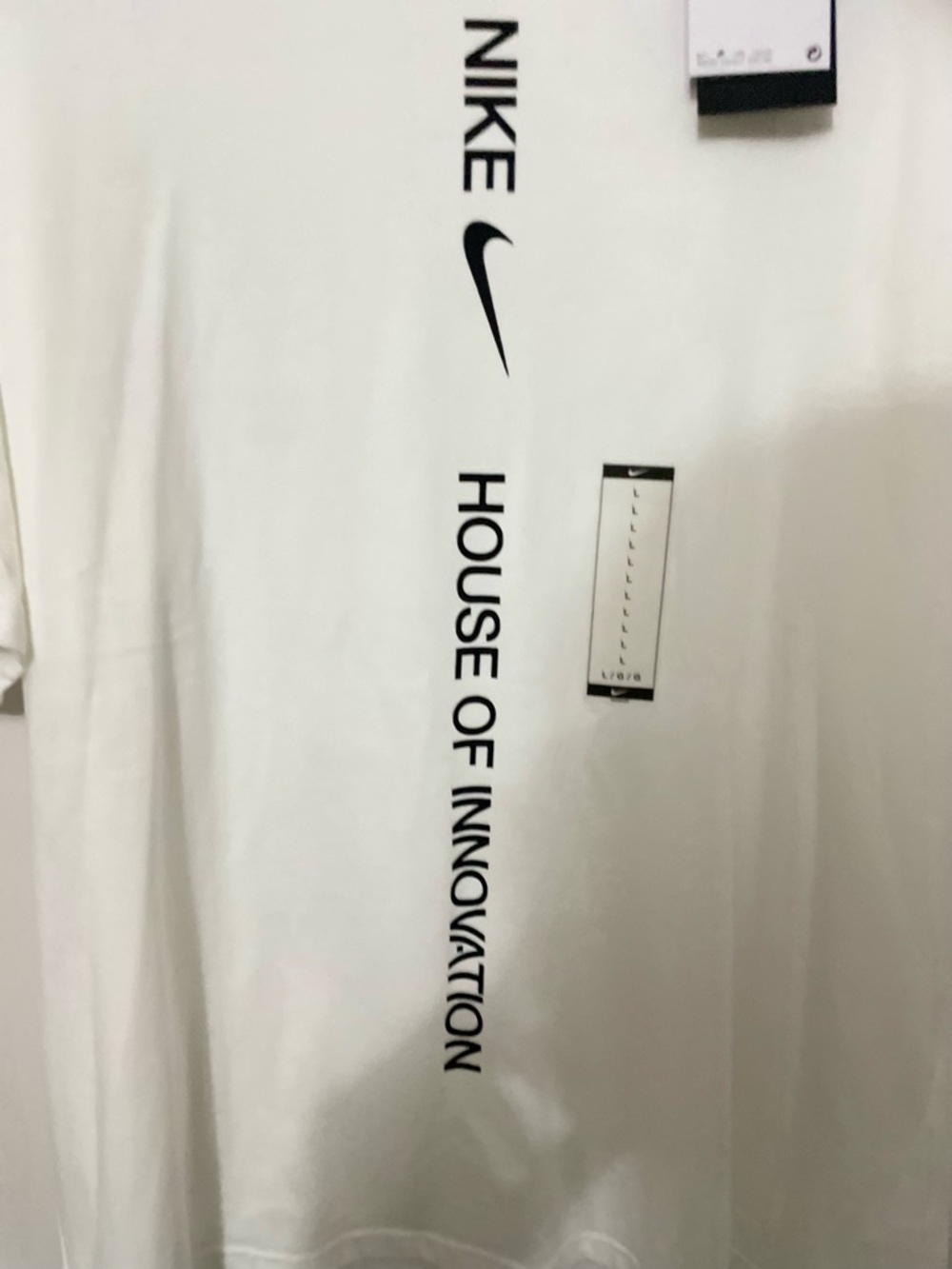 Nike Men's Tee  house of innovation nyc Tag - White